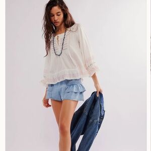 Free People Ready For You Blouse size Small